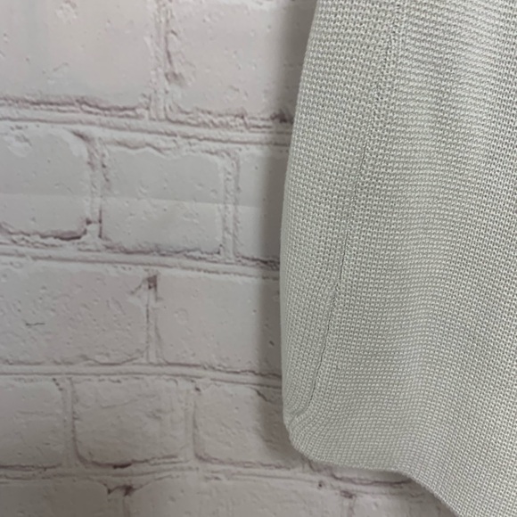 Eileen Fisher Cream Open-Front Silk Organic Cotton Knit Cardigan Size S - Picture 5 of 5